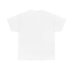 Back view of the plain white The Dome T-shirt